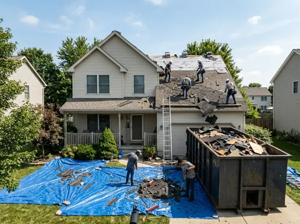 roof-replacement-debris-remova-004 — frequently asked questions, Cheapest Dumpster Rentals in Ridgecrest, FL